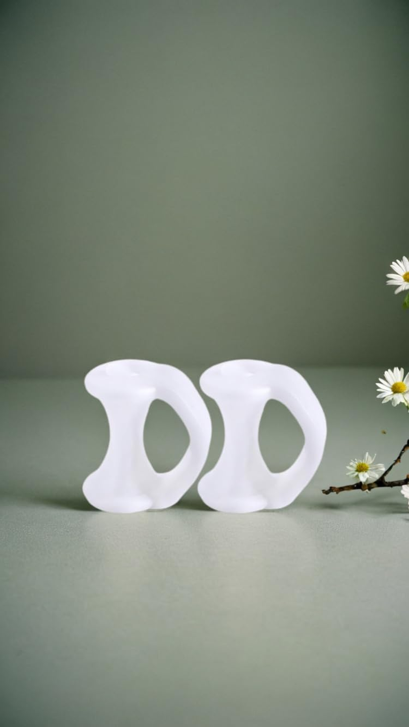 Honwor Gel Toe Separator Pack - Prevent Rubbing & Relieve Pressure - Little Toe Spacers (8 Pcs) image number 4