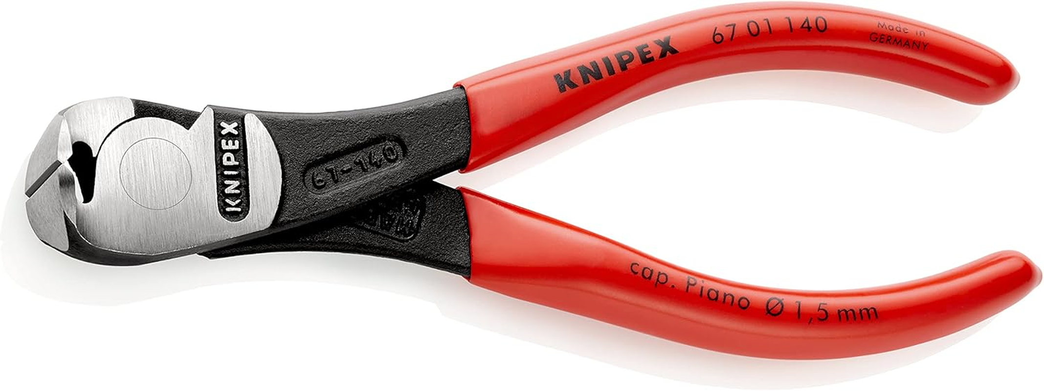 Knipex 67 01 200 SB High Leverage End Cutting Nipper, 200 Mm Length