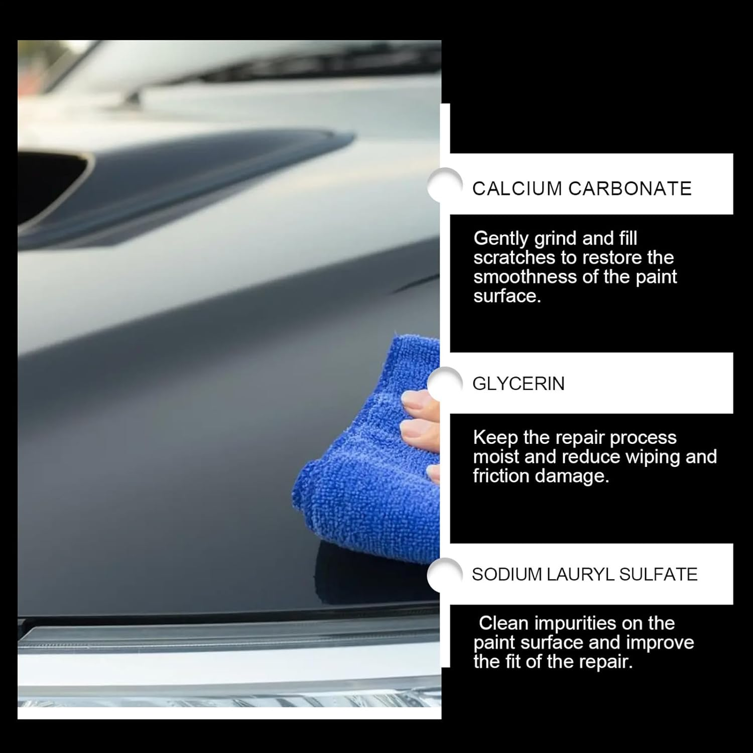 Scratch Remover for Vehicles,Paint Restorer Scratch Repair for Vehicles | Coating Paint Correction Compound Automotive Tools, Detailing Supplies for Auto, Truck, Motorcycle