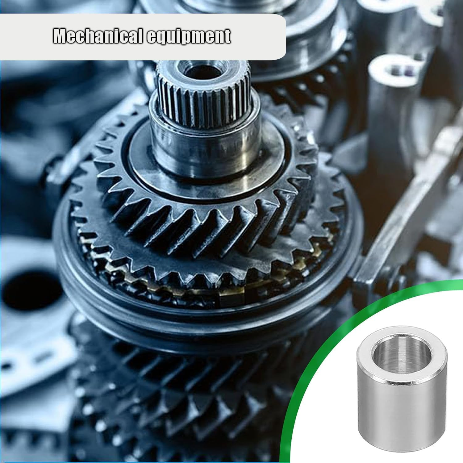 WEZCHUGHAOL 10-Pack M6 Stainless Steel Spacers, 6.2Mm ID X 10Mm OD X 10Mm L round Spacer Standoffs for 1/4" or M6 Screw Bolts - Durable Metal Spacer Washers for Screw Accessories