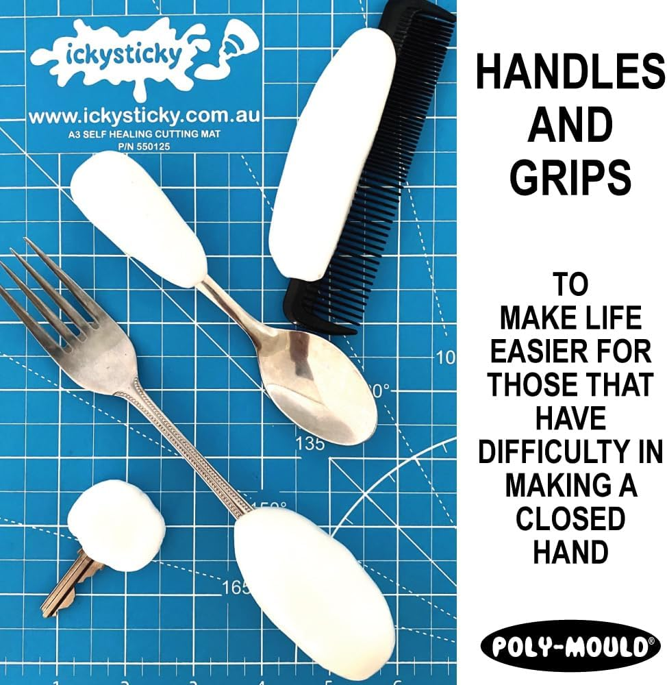 ICKYSTICKY Poly-Mould 100GM Thermoplastic Beads, Meltable Polymorph Pellets, Lightweight Modeling Compound for DIY Crafts, Sculpting, Cosplay Accessories, Repair, DIY image number 6