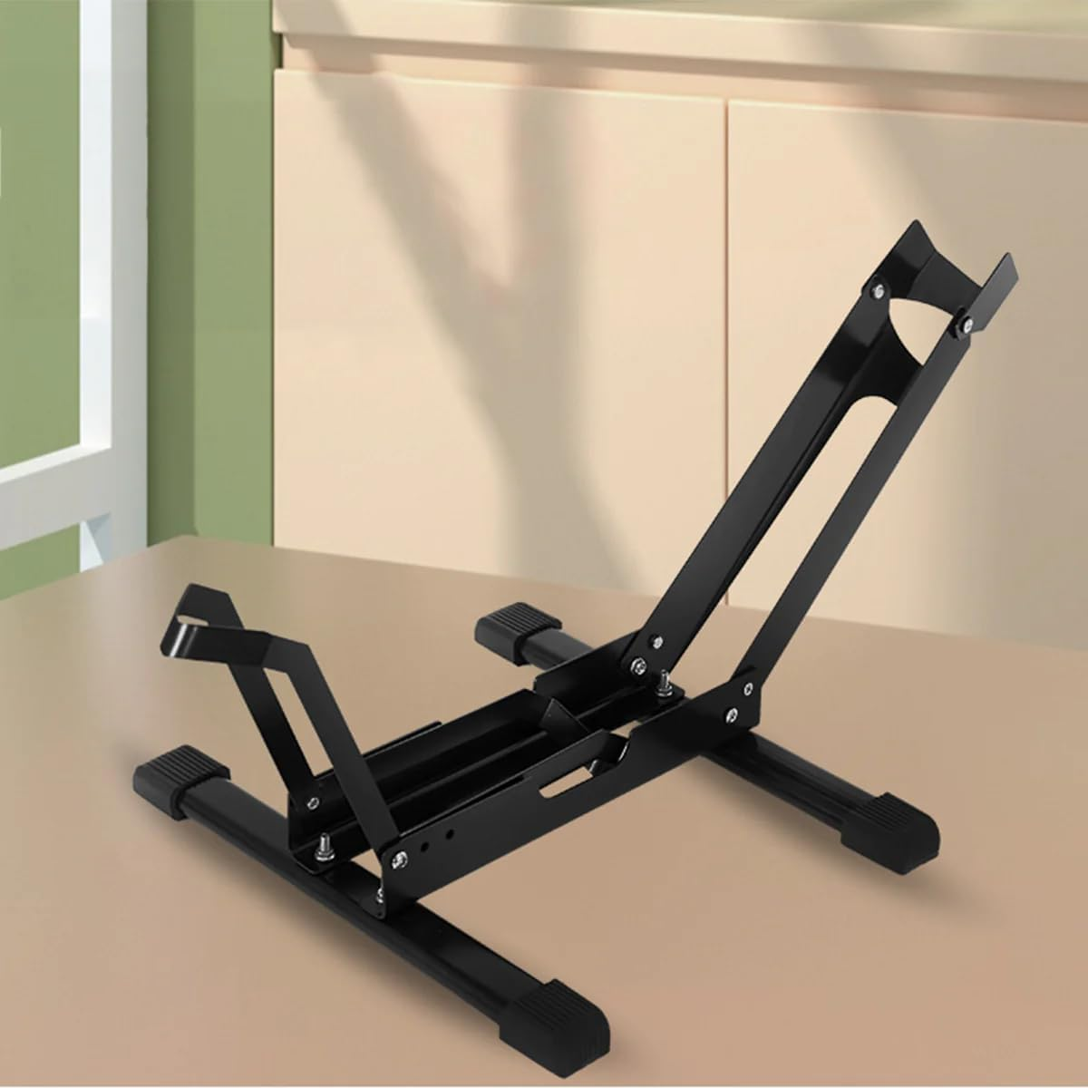 Floor Rack Bicycle Storage Stand Road Bike Parking Repair Cycle Support Portable image number 3