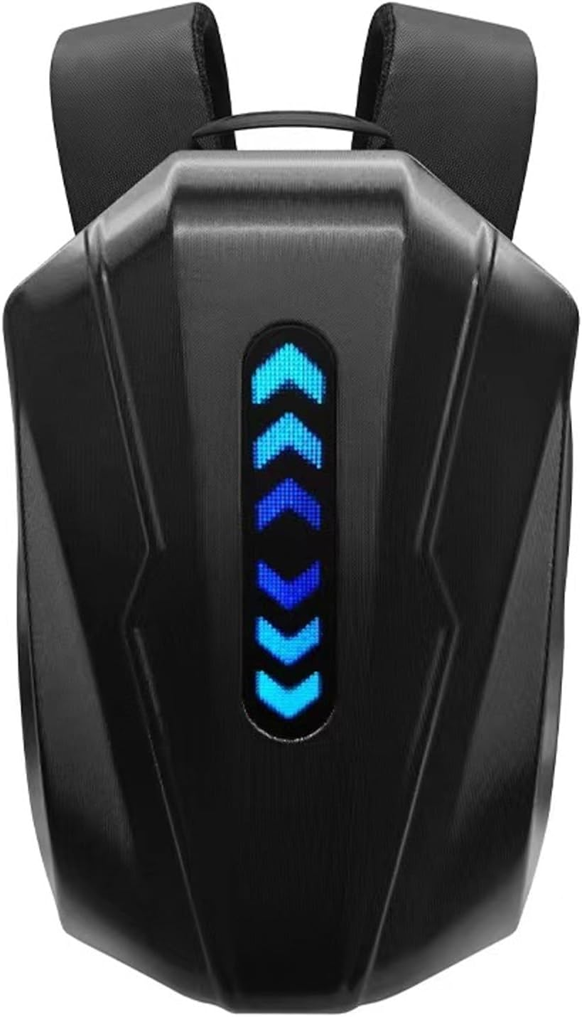 LED Backpack, Programmable Screen Water Proof Backpack with APP Control, 18 Inch Motorcycle LED Backpack for Men and Women image number 6