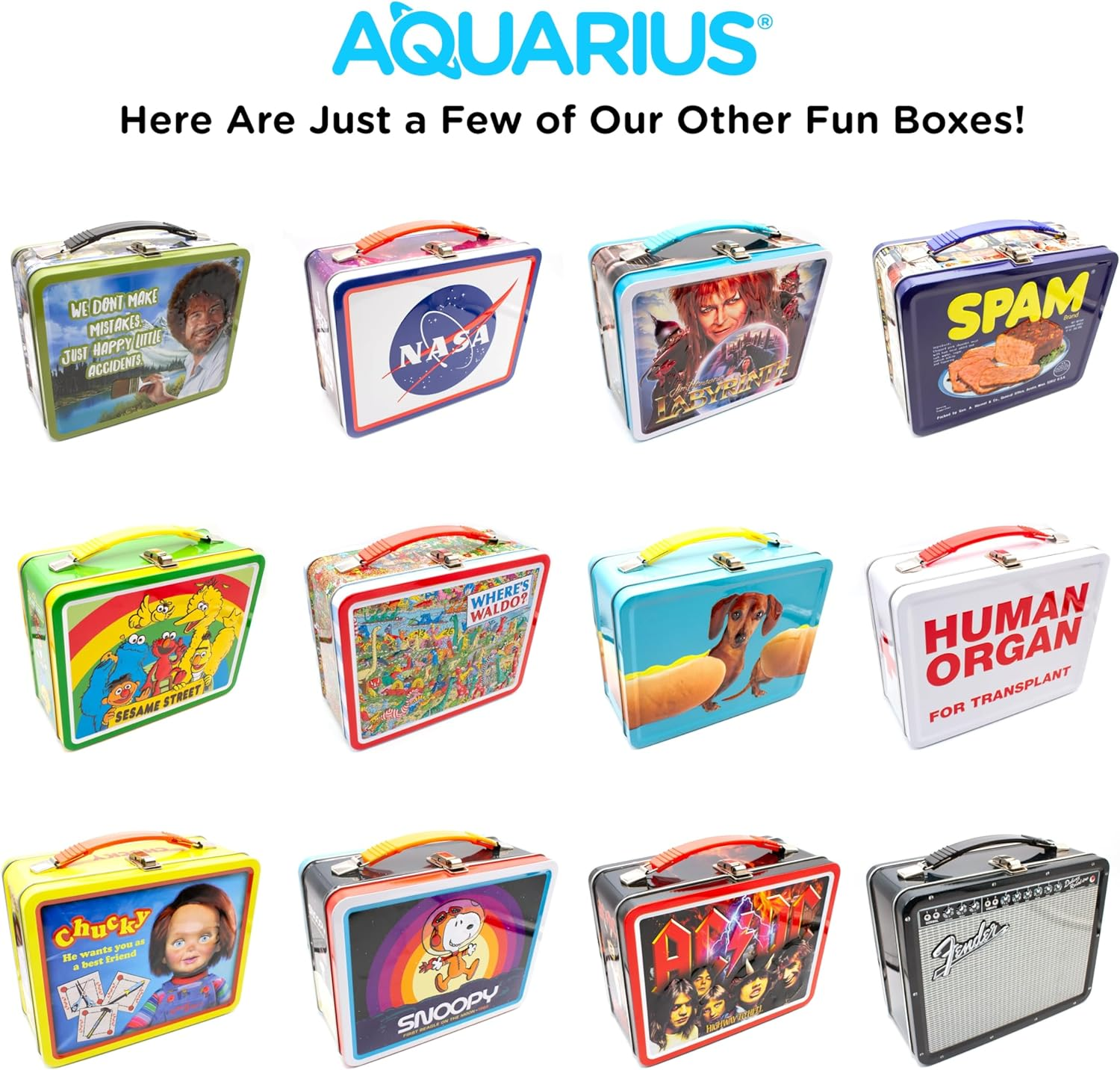 Aquarius Jurassic Park Tin Carry All Fun Box image number 1
