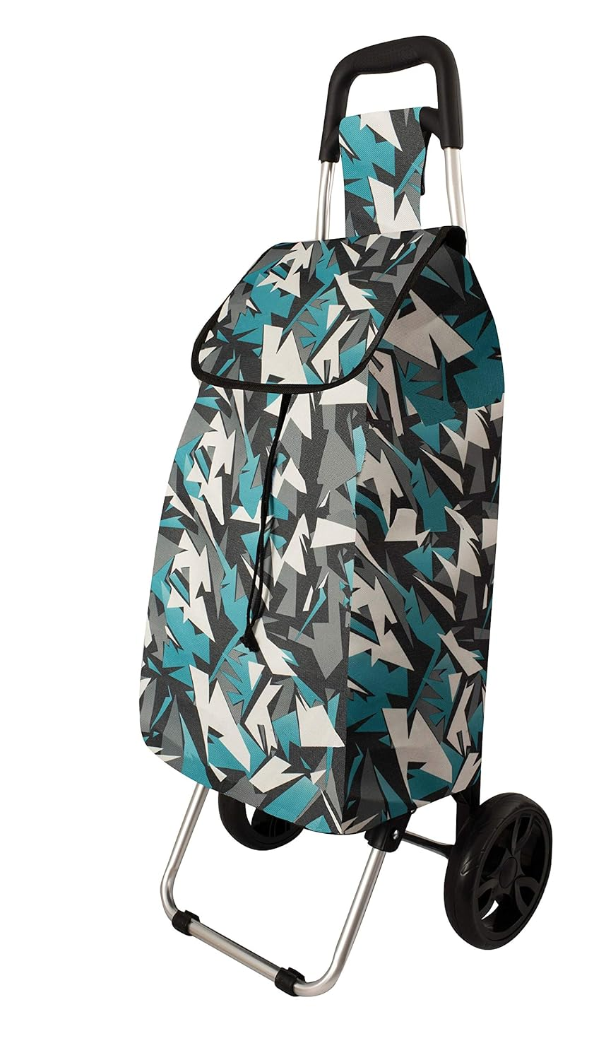 Karlstert Gokart Shopping Trolley, 43 Litre Capacity, Abstract