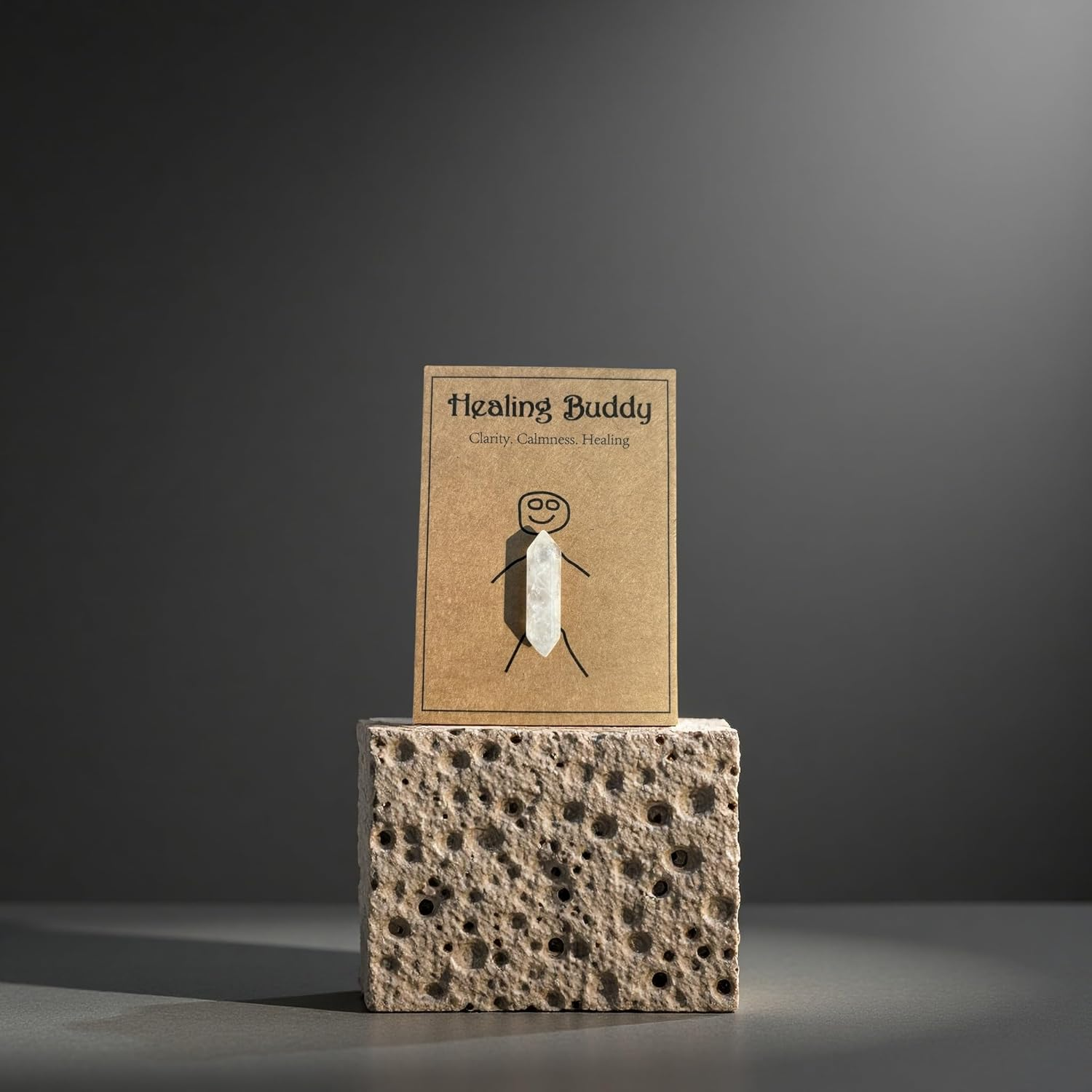 Crystal Point - Raw Healing Stone for Meditation, Energy, Decor (Clear Quartz)