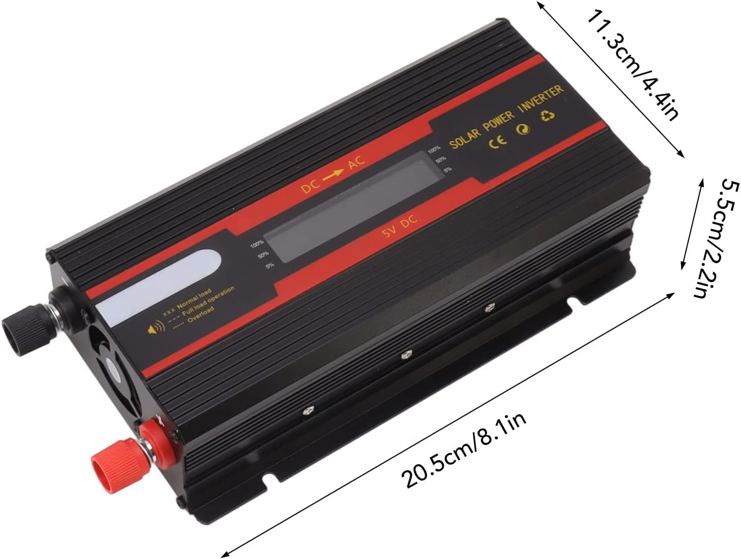 1000W Power Inverter Universal Pure Sine Wave Solar Car Inverter with LCD Display for Household Power Generation image number 1