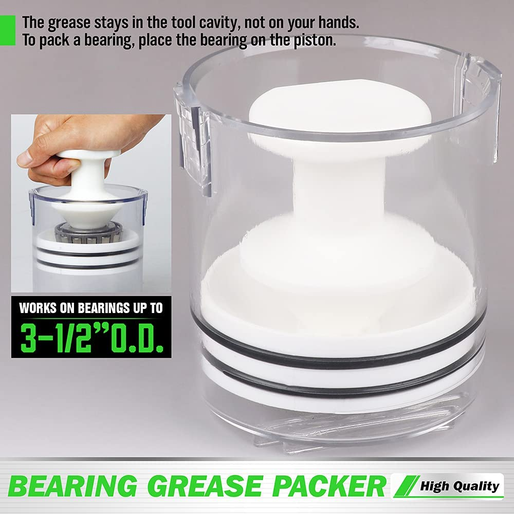 SWANLAKE Hand Bearing Packer,Wheel Bearing Packer Tool,Portable Bearing Packer, image number 3