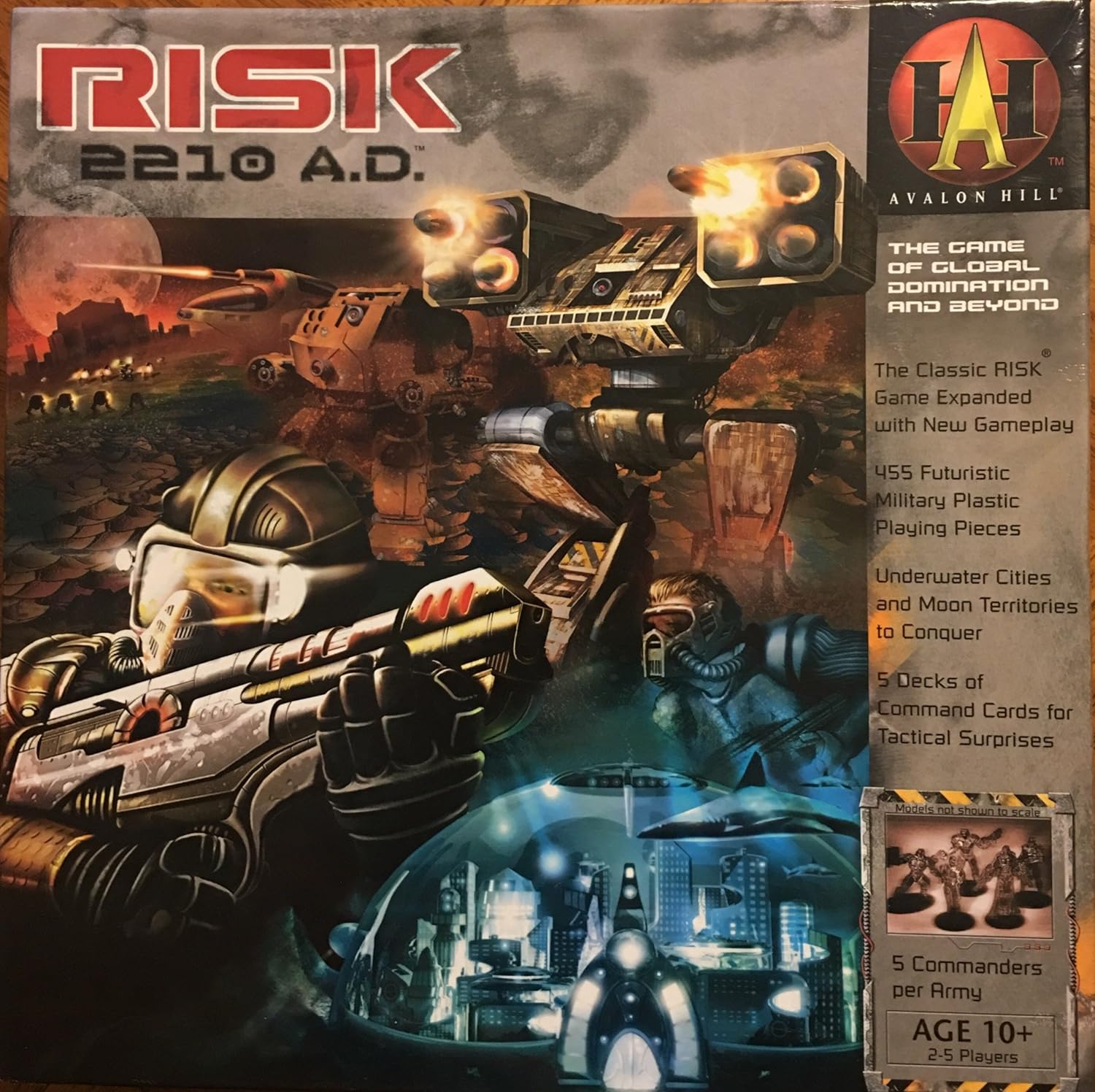 Risk 2210 A.D Board Game image number 3