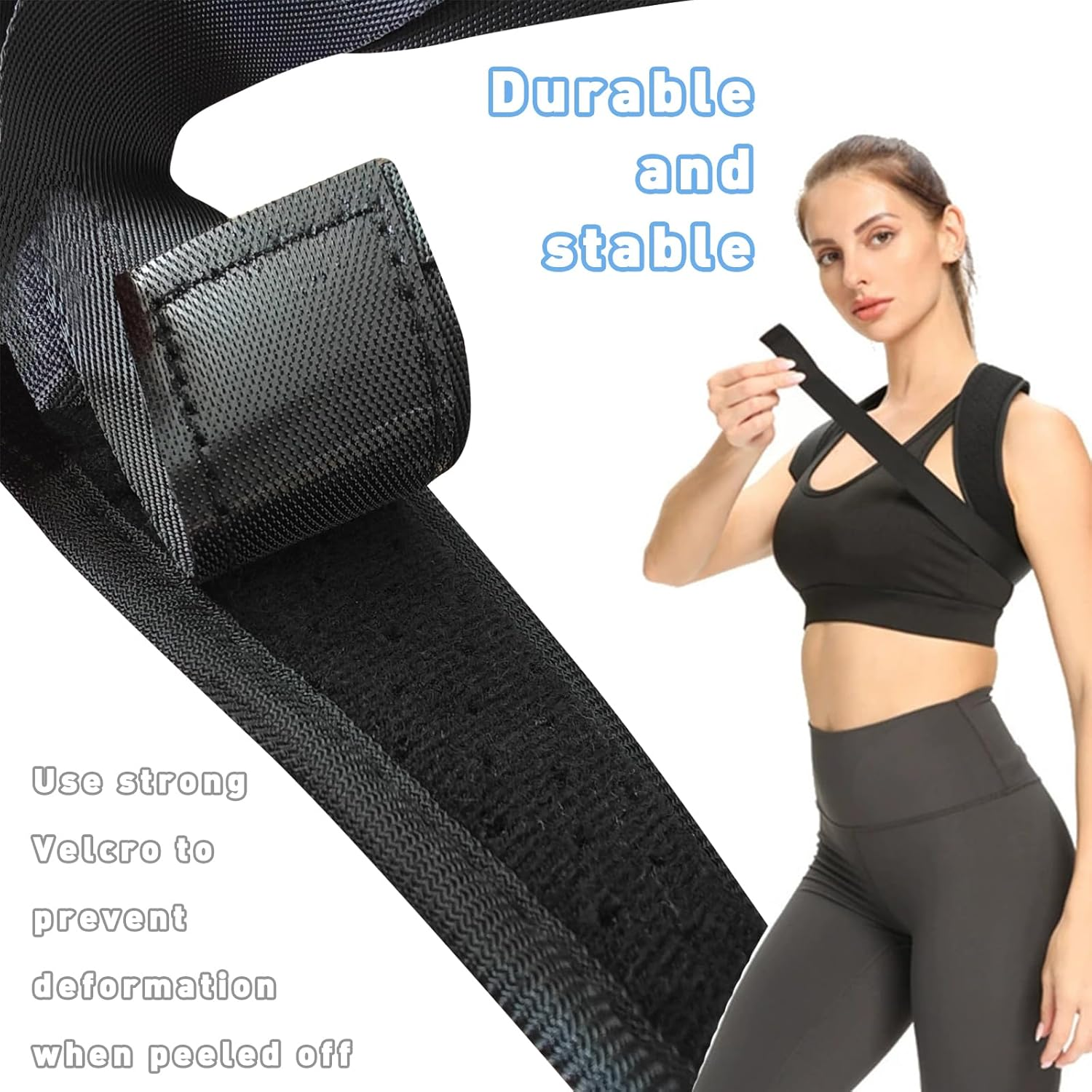 Back Brace for Men & Women,Back Brace for Posture,Adjustable Back Posture Corrector for Neck, Back, Shoulder,Open Chest and Broad Shoulders,Adjustable Comfortable (M)