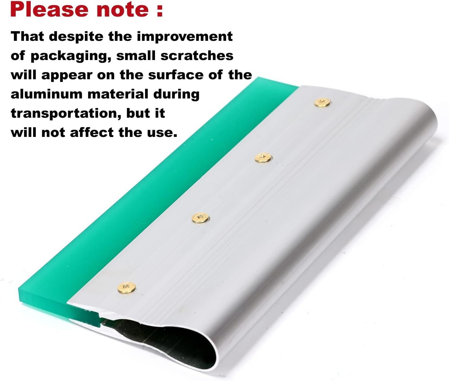 10 Inch Screen Printing Ink Squeegee with Aluminum Handle, 75 Durometer, Flat Squeegee for DIY Hand Printing, Flat Patterns image number 5