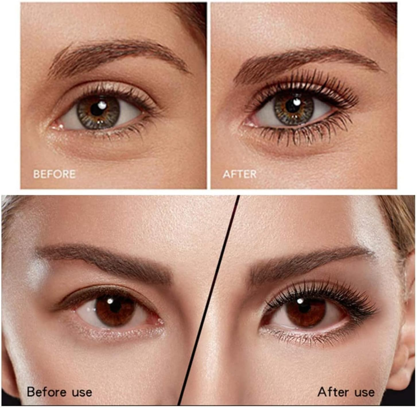 My Amazing Lashes 4D Volume & Length Silk Fiber Mascara - Long-Lasting, No Smudge, Build Voluminous Eyelashes - Smudge Proof & Lengthen (Black, 1PC) image number 2