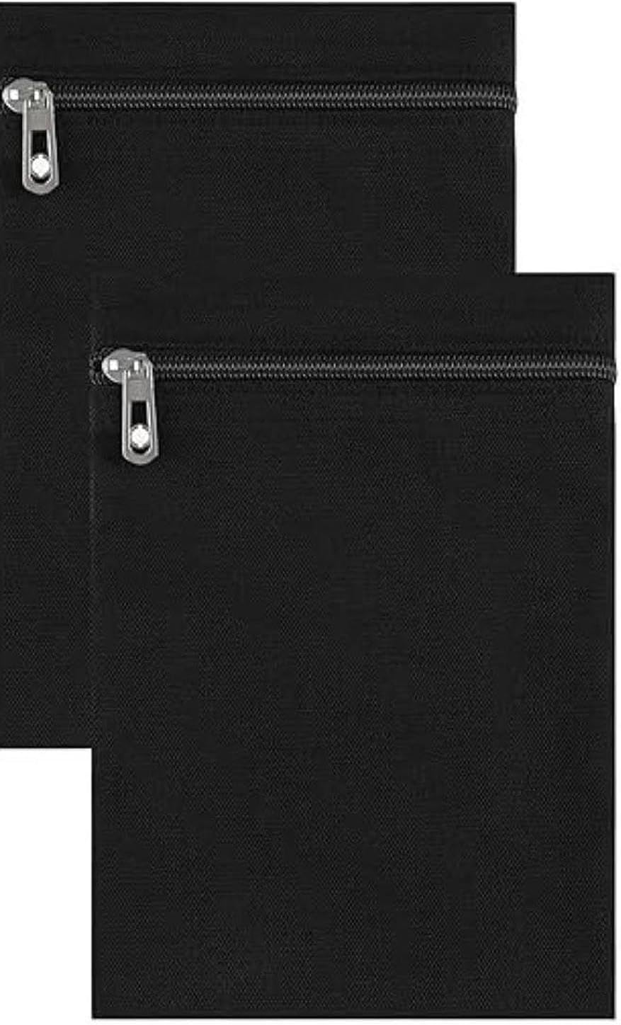 Qianly 2Pcs Sew in Side Pocket with Zipper Lightweight Phone Pouch Wallet image number 3