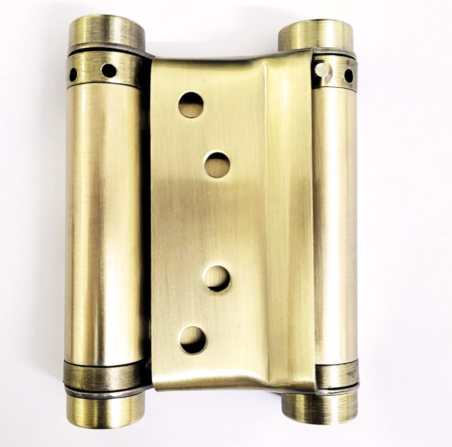 Pair of 3'' Stainless Steel Double Action Spring Door Hinge for Saloon Cafe Door Shop Multi-Color (Ancient Bronze) image number 2