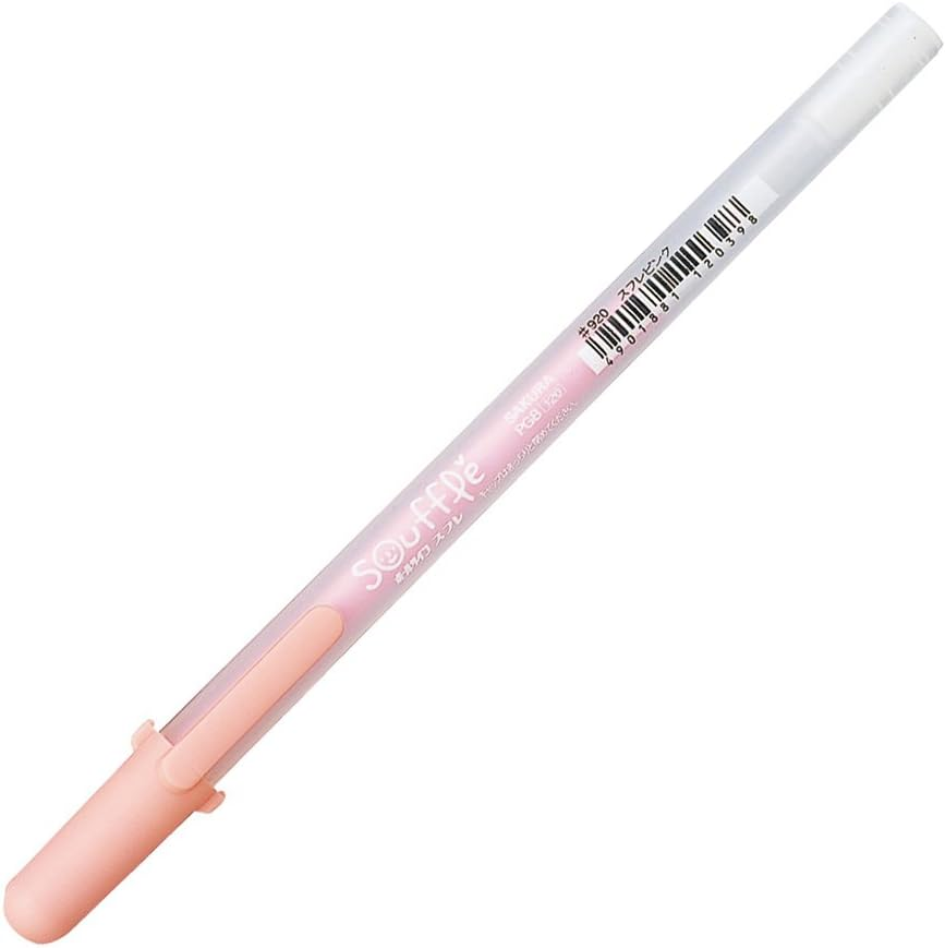 Sakura Crepas Water Based Ballpoint Pen, Ballpoint Sign, Souffle, PGB#950 (10), White, 10 Count image number 2