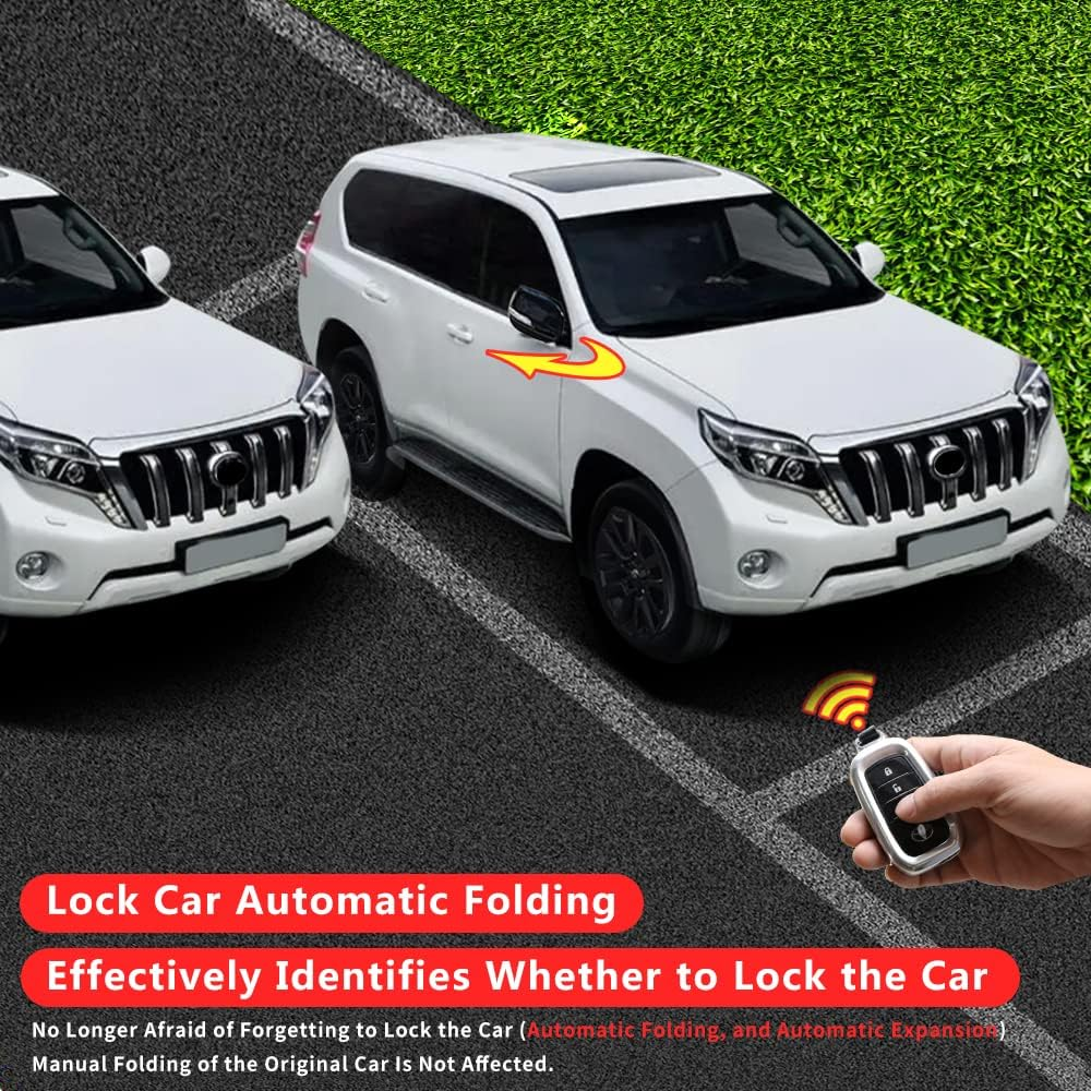 Automatic Folding and Expansion of Rearview Mirror for Toyota Land Cruiser Prado 150 LC150 2010-2017 2011 2012 2013 2014 2015 2016 Interior Modification Accessories (2010-2017 RHD LHD) image number 2