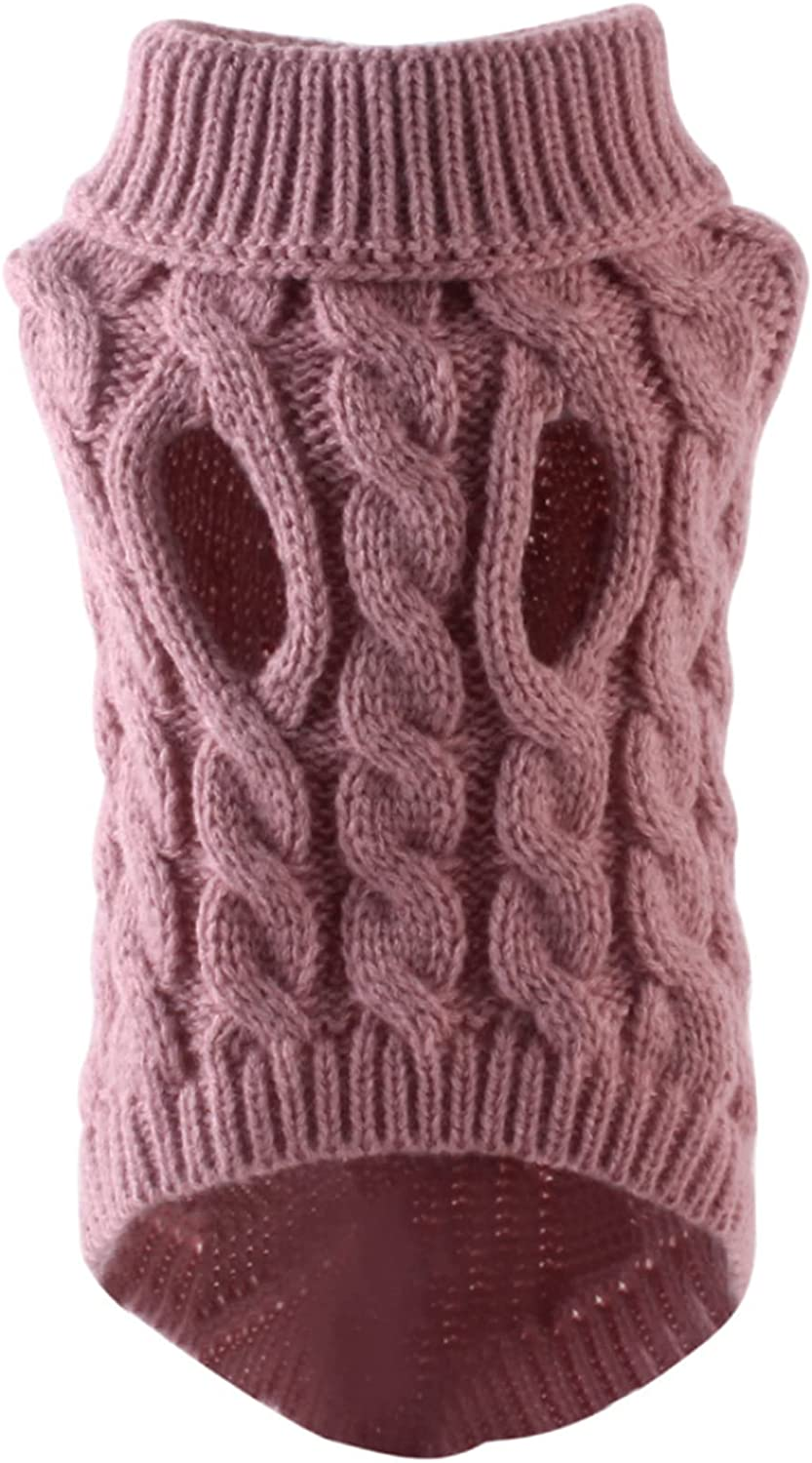 Pet Dog Sweater Sweatshirt, MH MOIHSING Warm Dog Jumpers Dog Pajamas Soft Cat Sweater Warm Winter Puppy Pet Coat Soft Sweater Clothing for Small Dogs Puppy Doggie (Medium, Black)