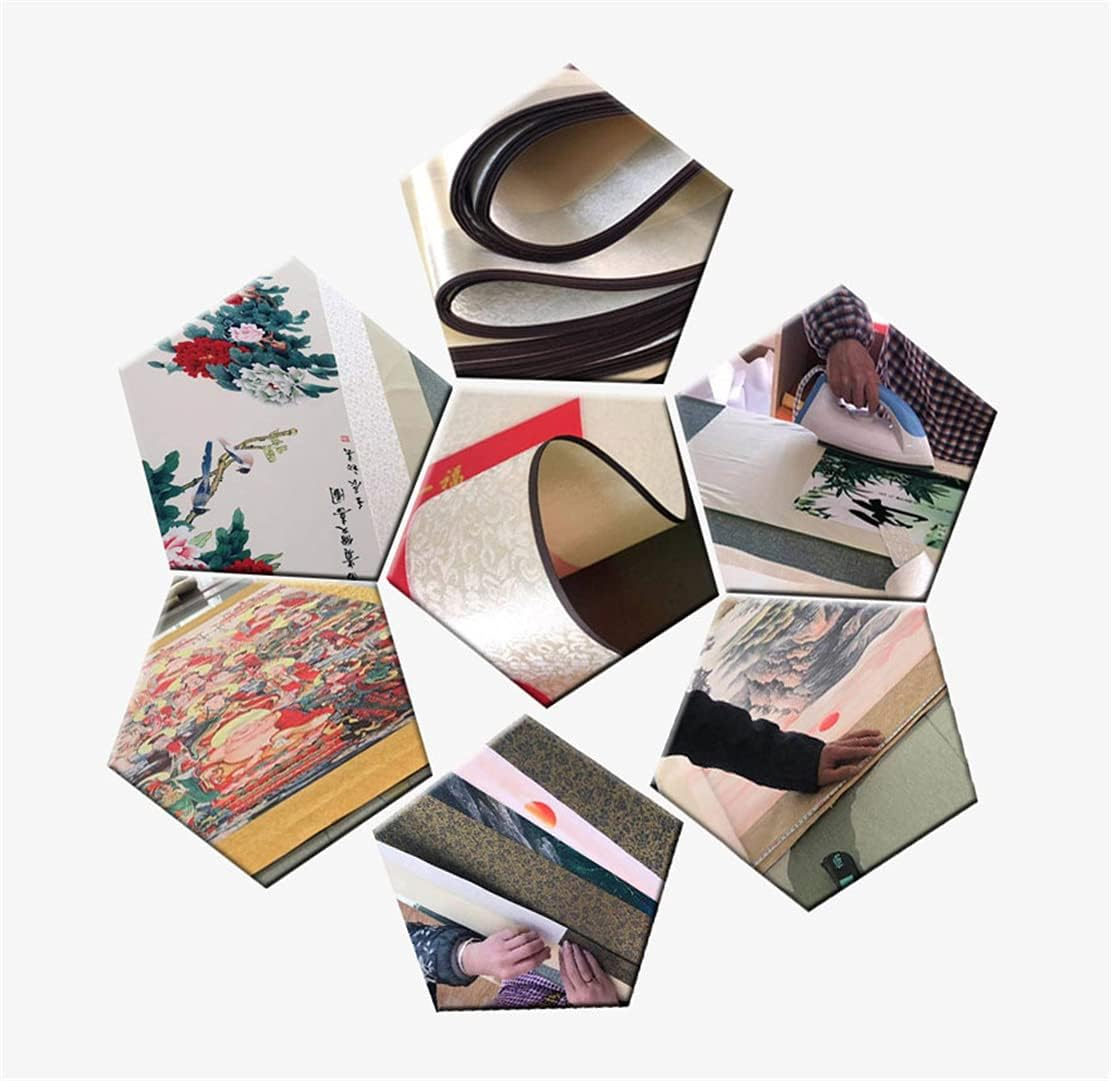 UXOWOXU Keep Cool and Win(宁静致远) Chinese Calligraphy Aphorism Scroll Hanging Works image number 1