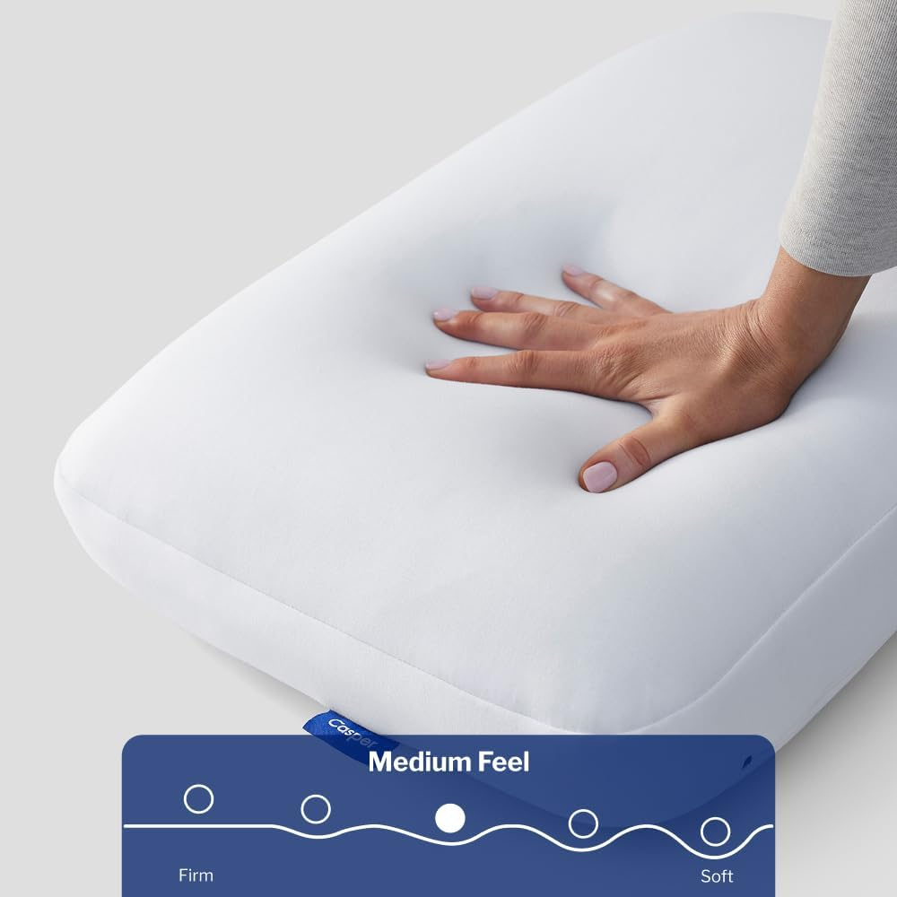 Casper Sleep Hybrid Pillow, King, White