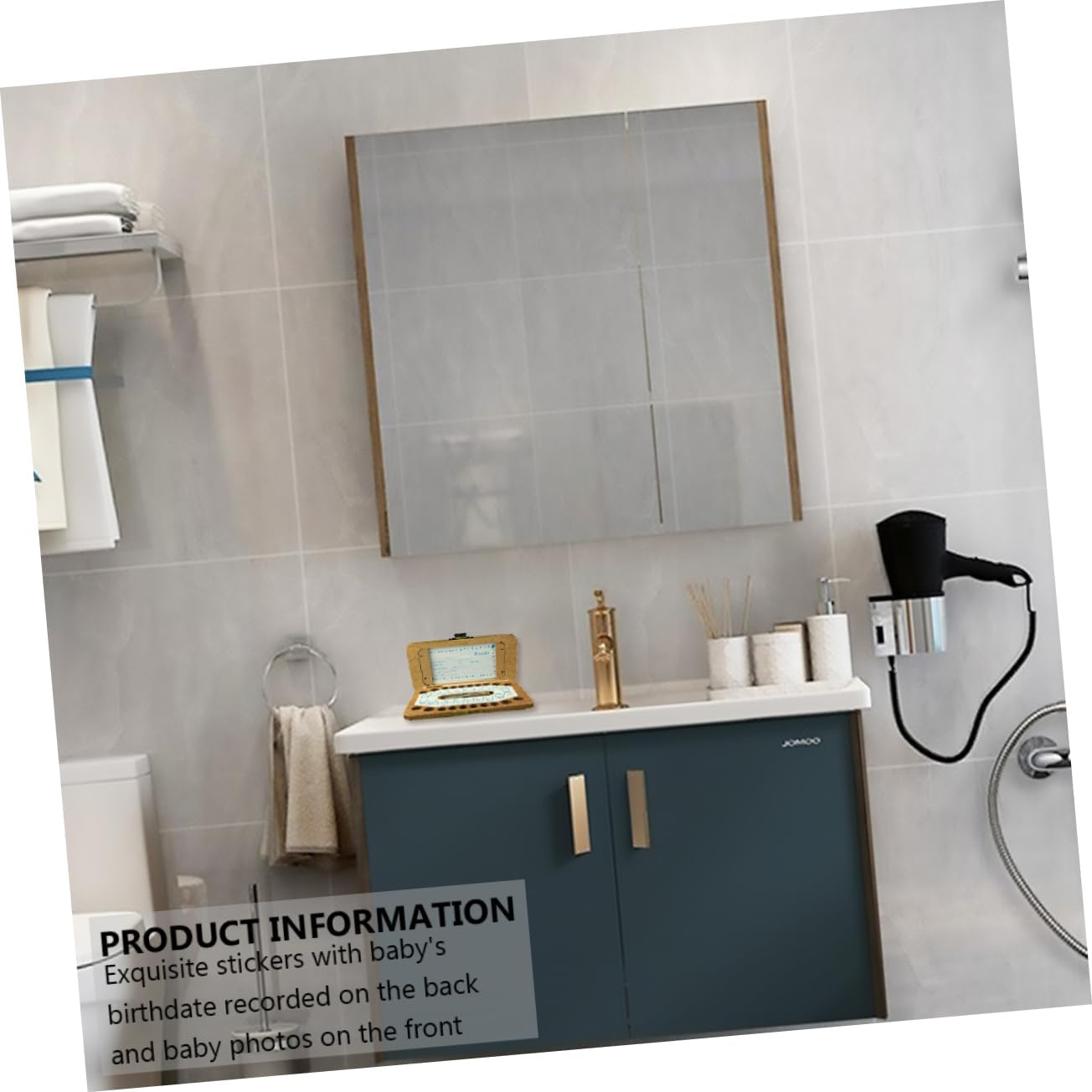 1 Set Teeth Keepsake Box Wooden Deciduous Tooth Storage Organizer Fetal Hair and Photos for Newborns Birthdays Special Occasions image number 1