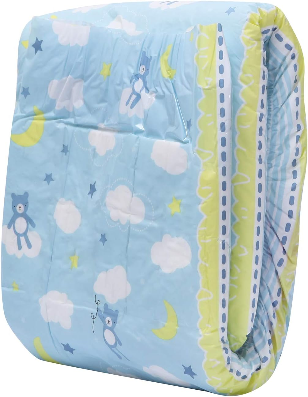 Littleforbig Printed Adult Brief Diapers 2 Pieces - Little Dreamers (M) image number 1