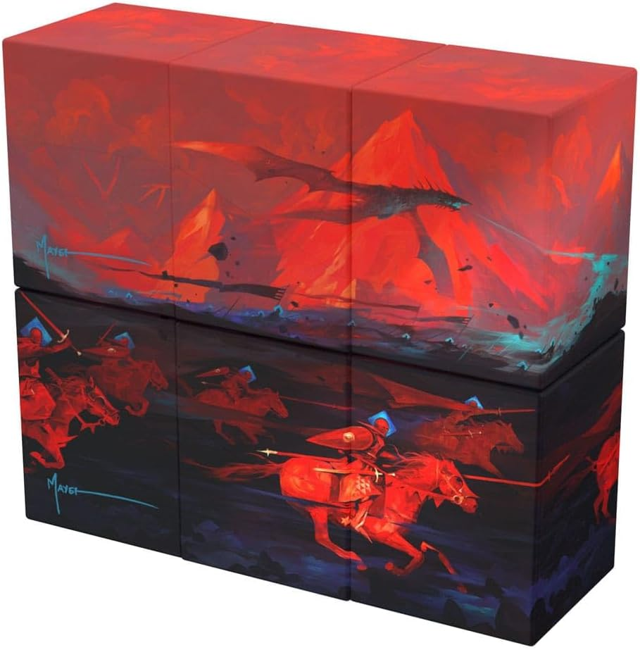 Ultimate Guard RTE Boulder 100+ 2024 Exclusive Duo Dominik Mayer Crowned with Fire Deck Box image number 4