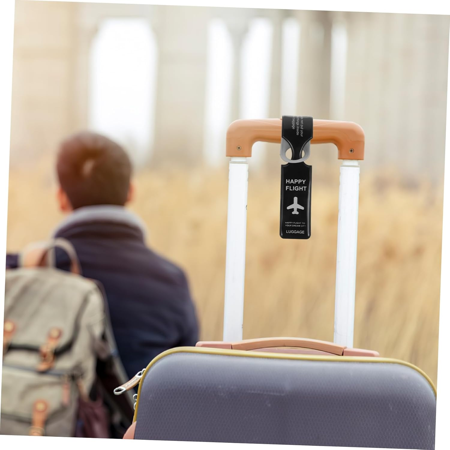 ANDRESLAD 4Pcs Heavy Duty Luggage Tags for Suitcases Travel Accessories Luggage Name Tags Identification image number 4