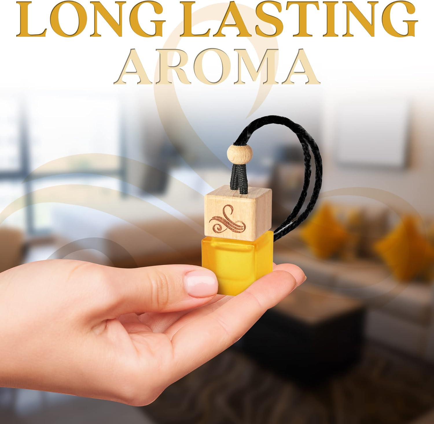 One Million Car Air Freshener for Men | Car Scents Air Freshener with Vent Clip | Strong Car Perfume Air Freshener with Odour Eliminating Technology | Long Lasting Car Air Freshener by Perfa image number 5