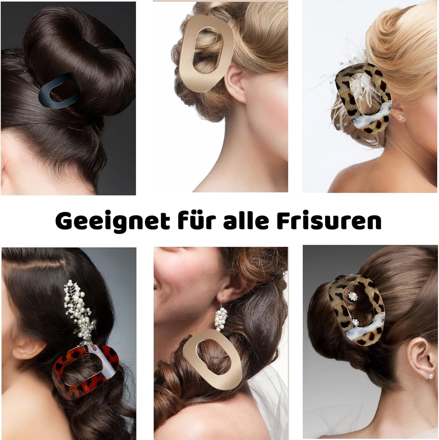 Women'S Hair Clips, Dandruff Comb and Hair Clip, Flat, Pack of 10 Flat Hair Clips for Scalp Care, Ideal for Travel and Daily Hair Care image number 1