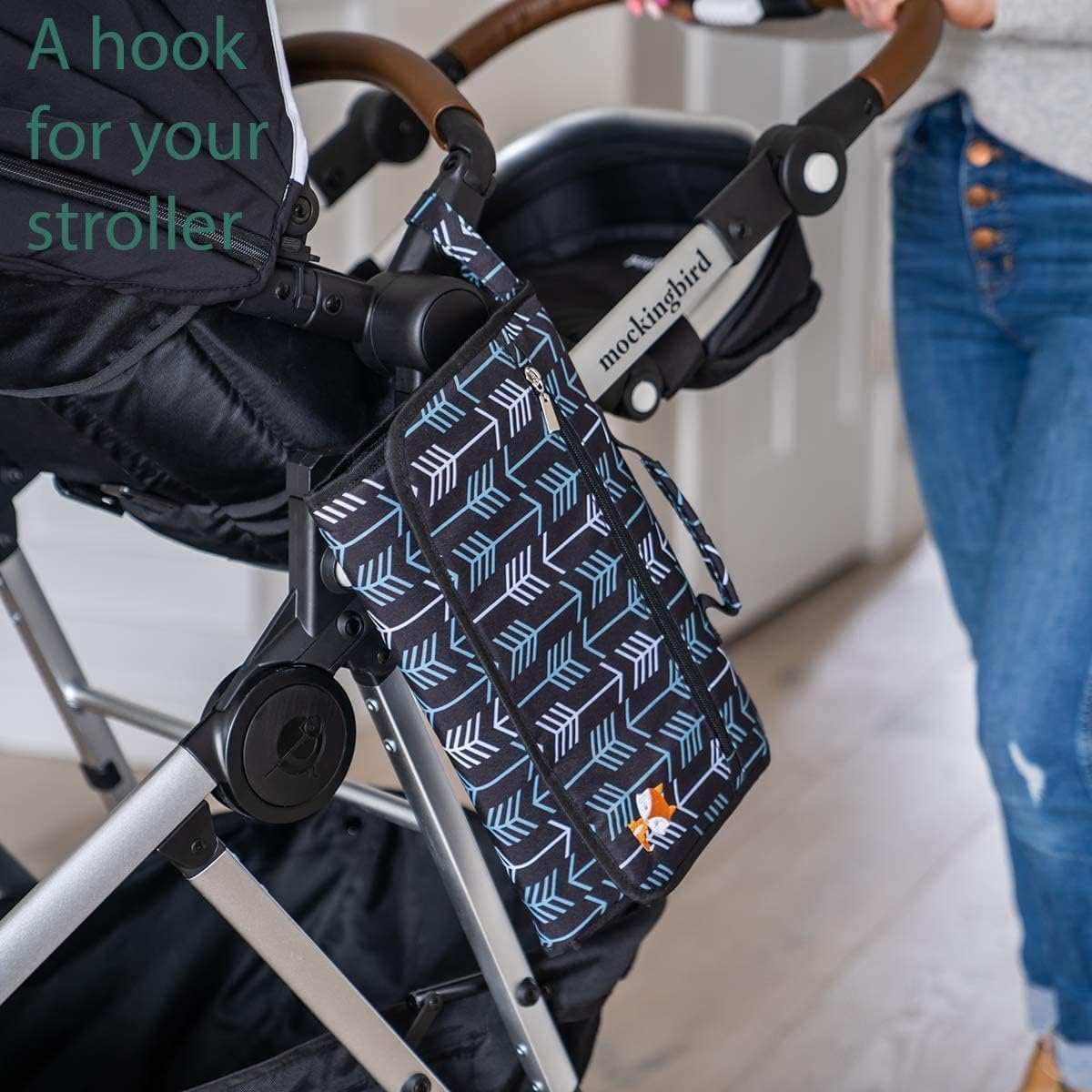 Baby Changing Pad,Portable Changing Pad for Baby Diaper Bag or Changing Table Pad,One-Hand Diaper Change Pad,Baby Shower Gifts, Newborn Baby Essentials, Unisex Baby Stuff image number 4