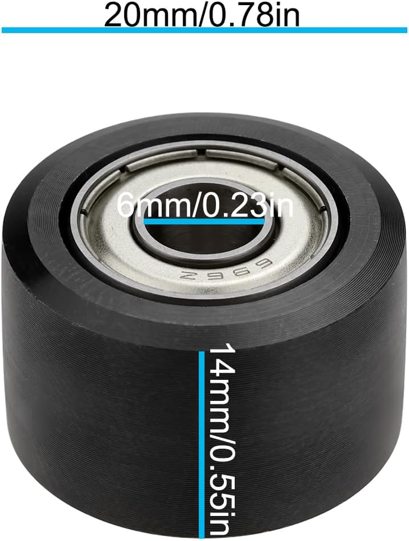 Emsea 2X Pneumatic Belt Sander Front Roller 20X14Mm for 20X520Mm Beltssander Polishing Grinding image number 6