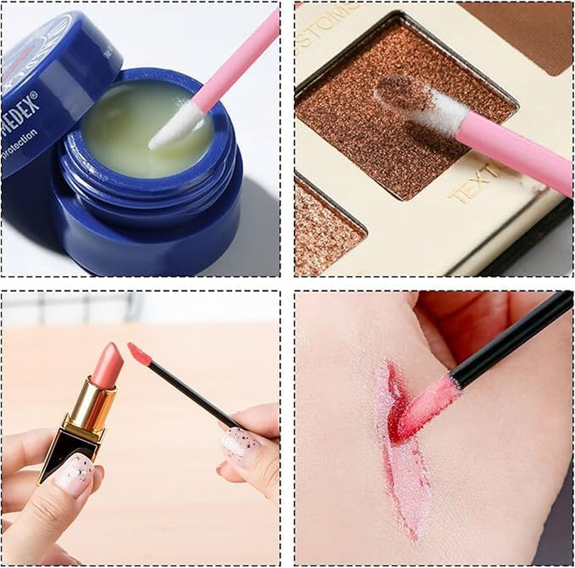 400 Pcs Lip Applicators Disposable, Lip Brush for Lipstick Applicator, Makeup Brushes Lip Gloss Applicator Wands, Lipstick Lint Free Brush, Gloss Wands Applicators Tool Makeup Beauty Tool Kits image number 6