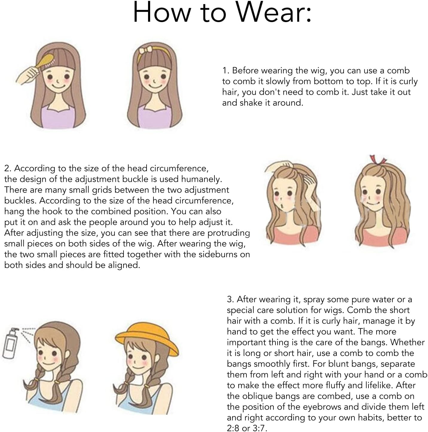 Long Straight Wig, Long Straight Wig, Synthetic Wig, Black, Straight Wig, Long Wig with for Women, Heat Resistant, Fashionable, Elegant, Synthetic image number 5