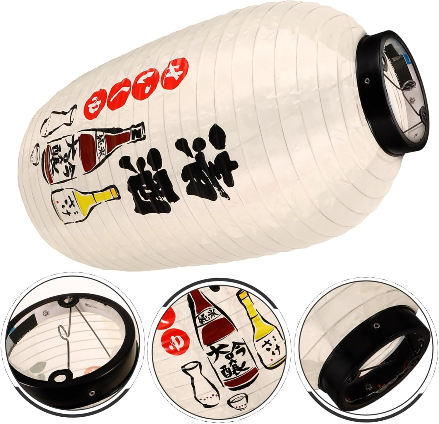 5Pcs Japanese Lantern Silk Lantern Japanese Hanging Lantern Japanese Party Decoration Restaurant Lantern Traditional Lanterns Japanese Bar Lantern