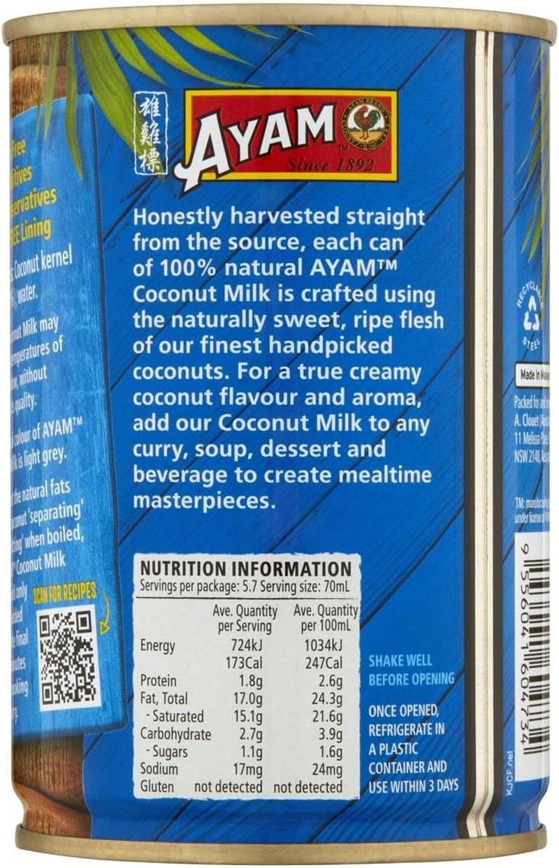 Ayam Coconut Milk 400 Ml image number 6
