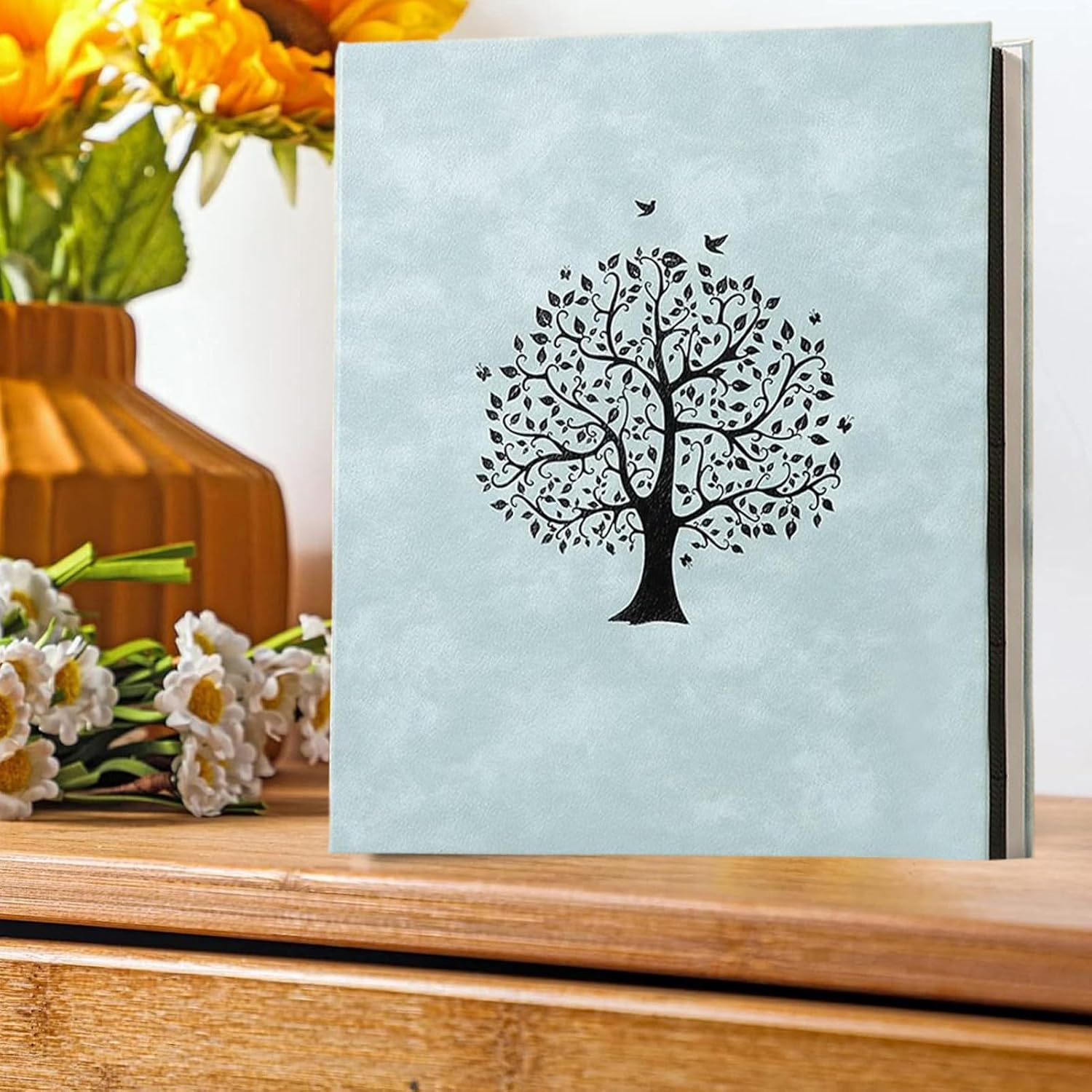 Memorial Album - 7 Inch Photo Collection Book, Scrap Storage Book | Wear-Resistant Photo Book Design, Memories Keepsake Book with Large Capacity Mat for Kids Growth Record image number 5