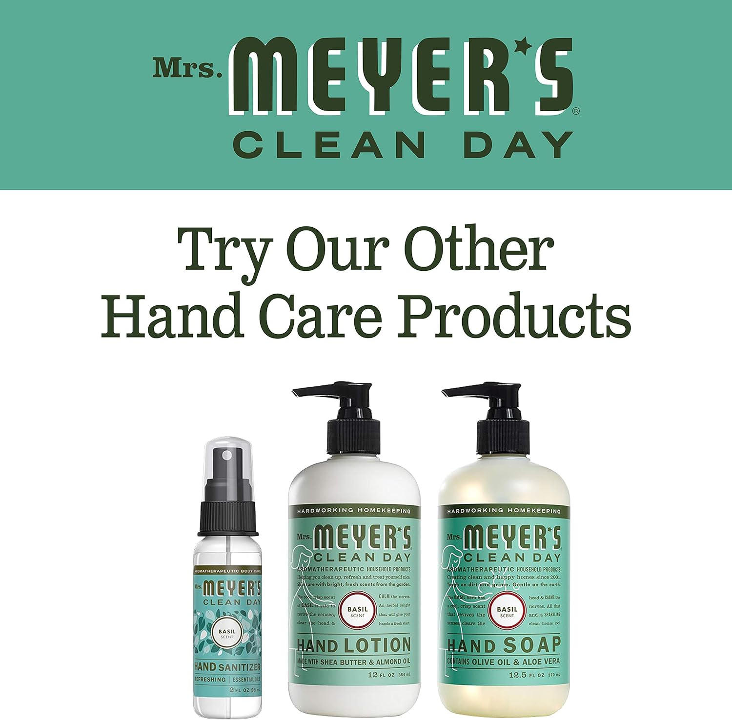 Mrs. Meyer'S Hand Soap Liq Refl Basil 33 Fz image number 4