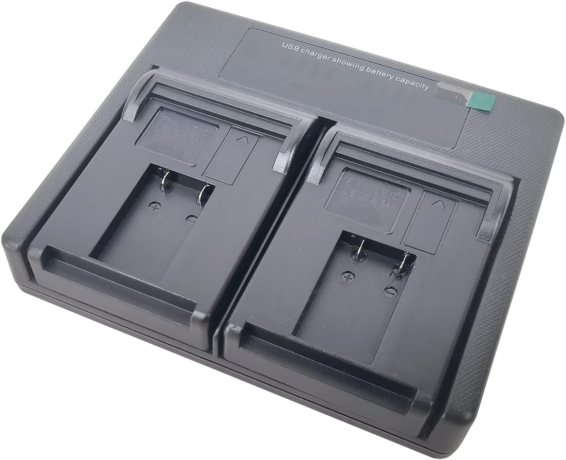 Dual USB Battery Charger for LEICA BM8 M-8 M8 M8.2 M9 ME M-E 14464 BLI-312 Digital Camera image number 1