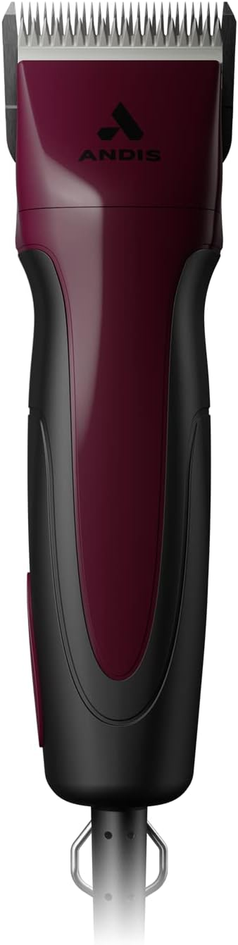Andis 68530 Excel Professional 5-Speed Detachable Blade Clipper Kit - Animal/Dog Grooming, Rotary Motor, Soft-Grip Anti-Slip Housing, 14-Inch Cord, for All Coats & Breeds, SMC, Burgundy image number 2