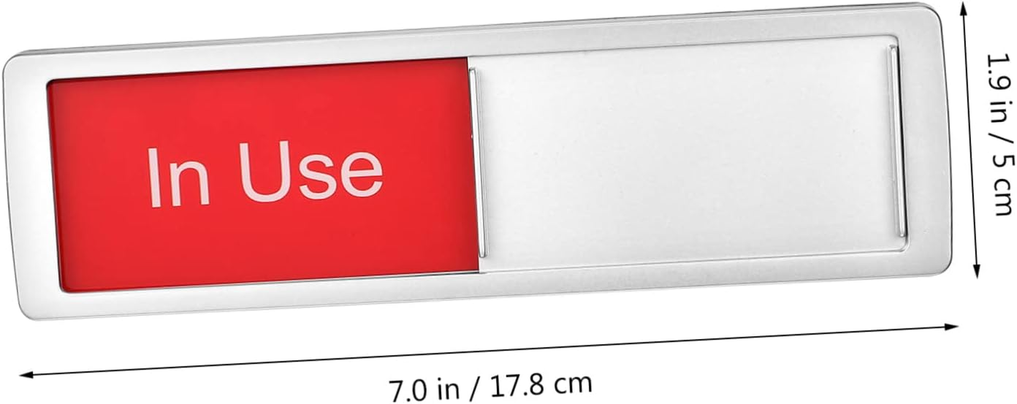 2 Pcs Use Sign Office Signs Open Closed Slide Door Indicator Bathroom Door Office Occupied Privacy for the Restroom Conference Room S Acrylic image number 2