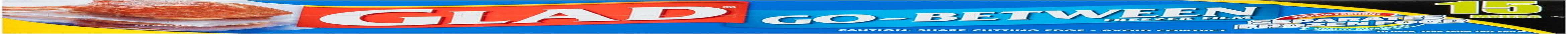 Glad Go-Between Freezer Film, Separates Frozen Foods and Prevents Sticking, 15 Metre Roll