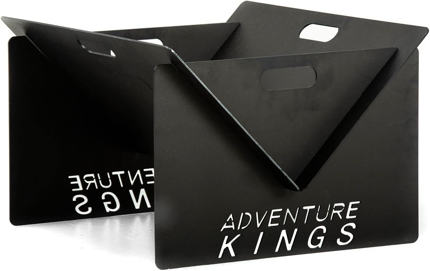 Adventure Kings Portable Steel Firepit +Camp Fire BBQ Plate Combo Grill Hotplate image number 5