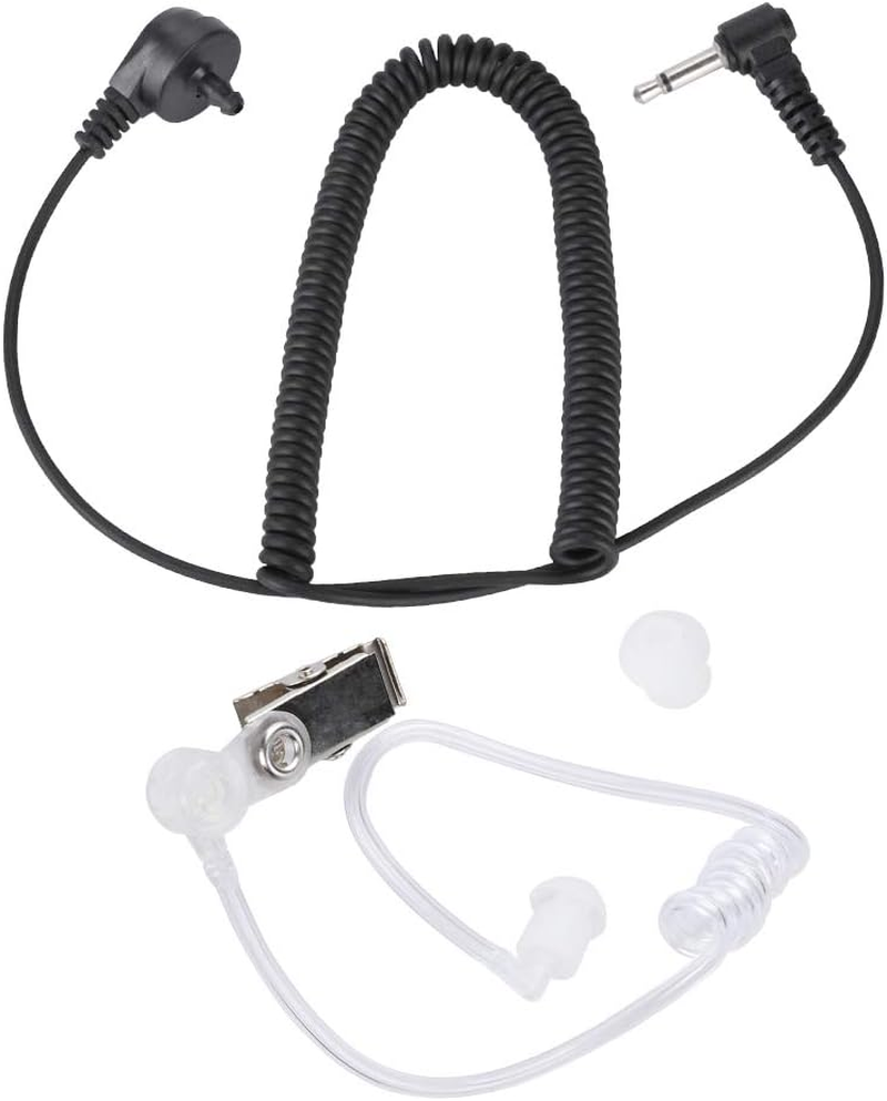 Eacam Air Duct Walkie-Talkie Earphone Earbuds for Radio Speakers, anti Noise, Radiation Resistant. Ideal for Atvs, Skis, Race Games, Security, Surveillance. Transparent, Easy Hidden, image number 5
