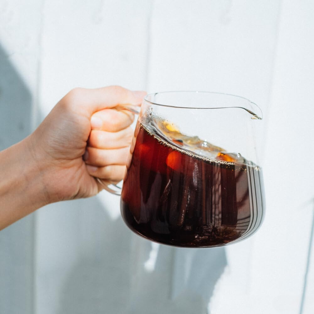 HARIO VBS-60 V60 Barista Server, 600 Clear, 20.3 Fl Oz (600 Ml), for 1-5 Cups, Microwavable, Made in Japan image number 4