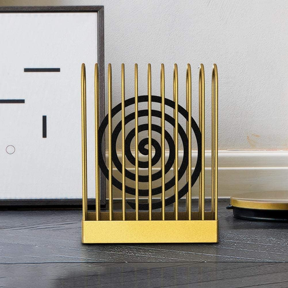 NTY Portable Mosquito Coil Holder, Retro Birdcage Design Insect Mosquito Coil Holder for Home, Pool Side, Patio, Deck