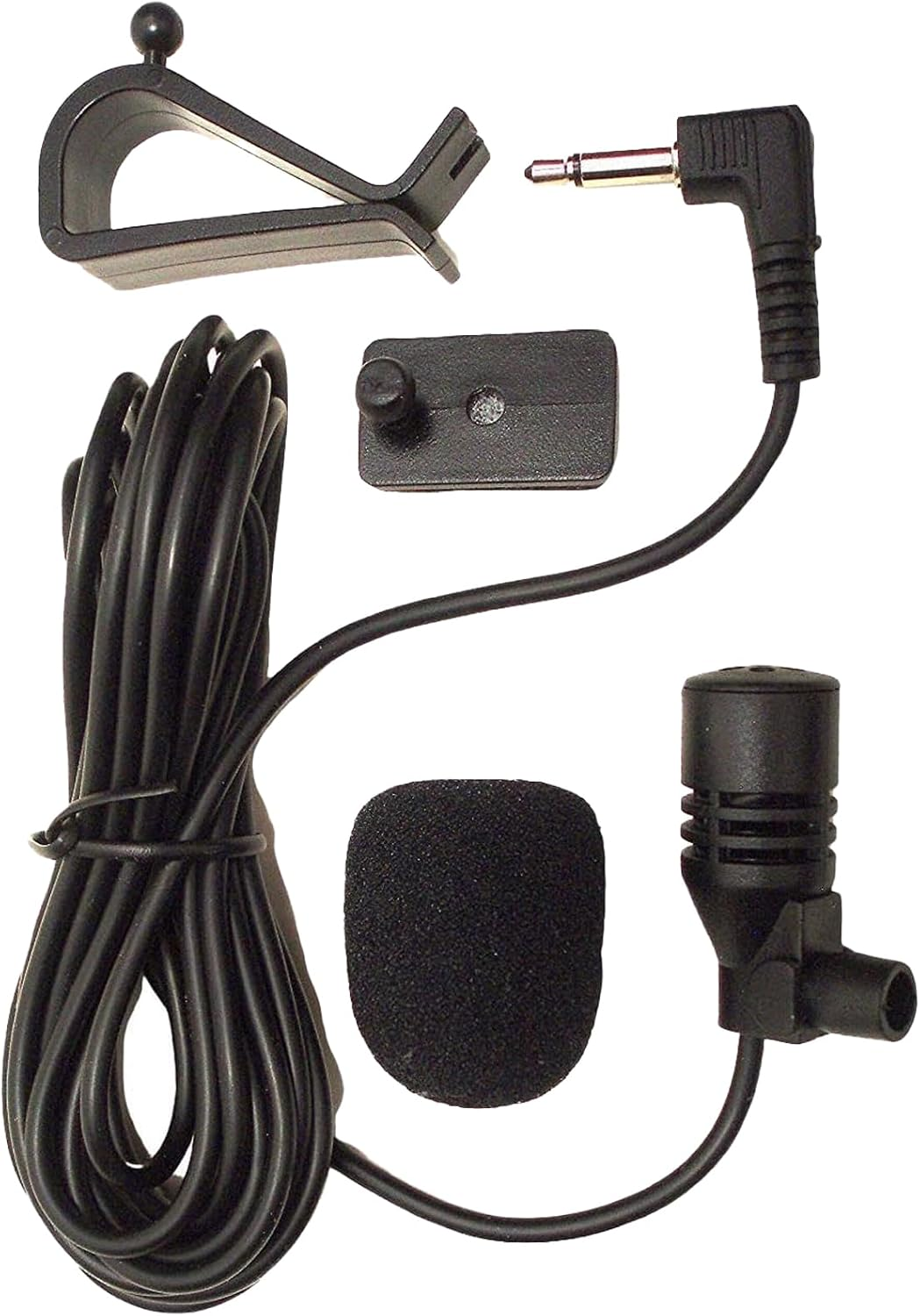 3.5Mm Microphone Assembly Mic for Car Vehicle Head Unit Bluetooth Microphone Car Microphone Compatible with GPS DVD Stereo for Hands Free Communication image number 3