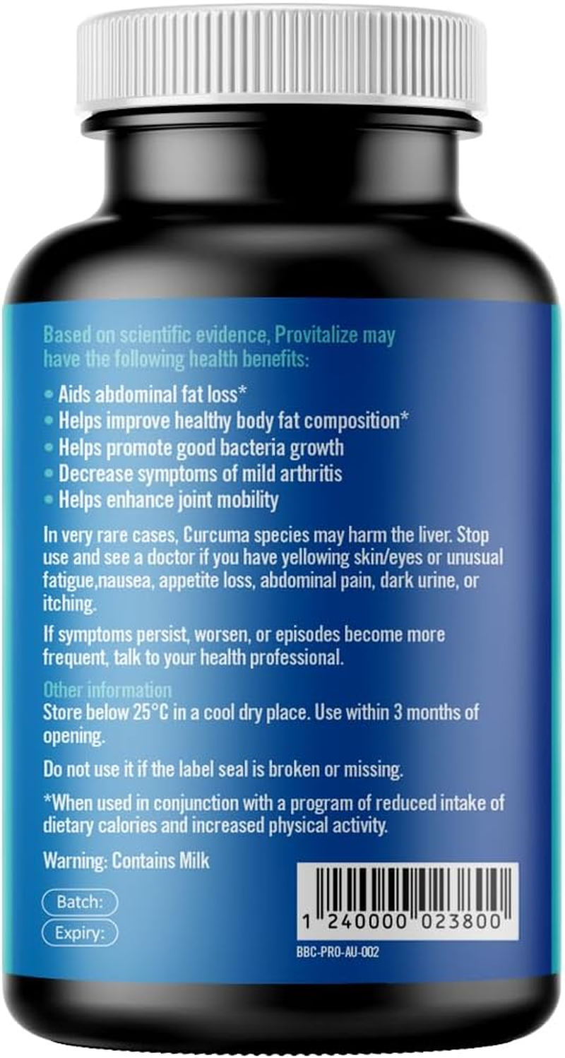 BB Company Provitalize | Probiotics for Women, Menopause | Joint Support, Sexy Midsection Curves, Gut Health, Bloat | Turmeric Curcumin Moringa | 60 Ct image number 4