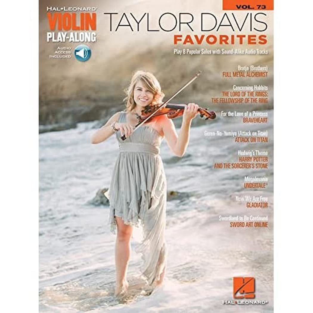 Hal Leonard Violin Play-Along Volume 73 Taylor Davis Favorites Book with Online Audio