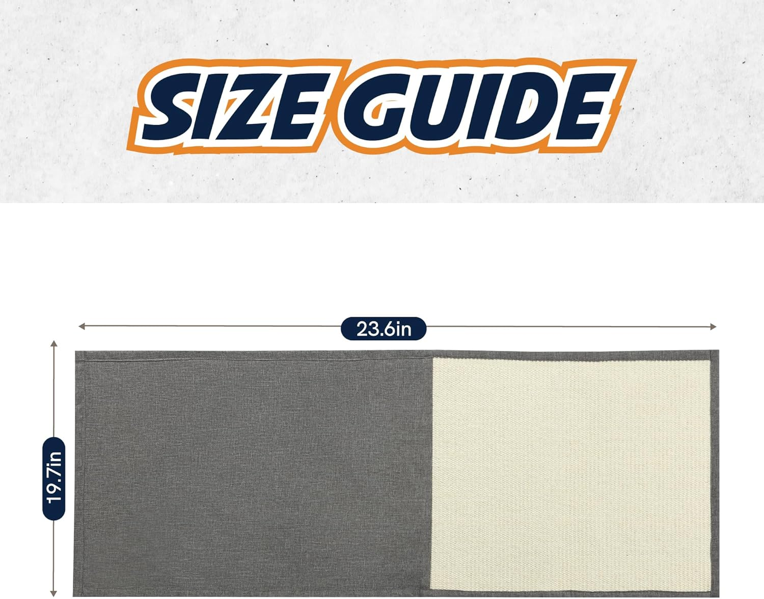 Panther Armor Sisal Furniture Defender, Cat Scratcher for Couch [Beige-Back Rest] Protect Sofa from Cats Scratching, Sofa Scratcher, Couch Scratching Post