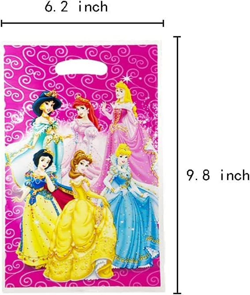 30Pcs Princess Party Gift Bags,Candy Bags,Goody Bags,Princess Birthday Party Supplies Decorations (Bags30Pcs)